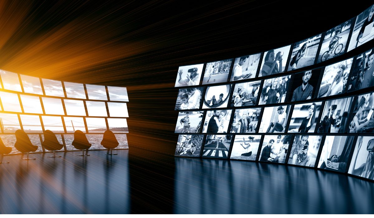 TV Corporativa com Vídeo Walls