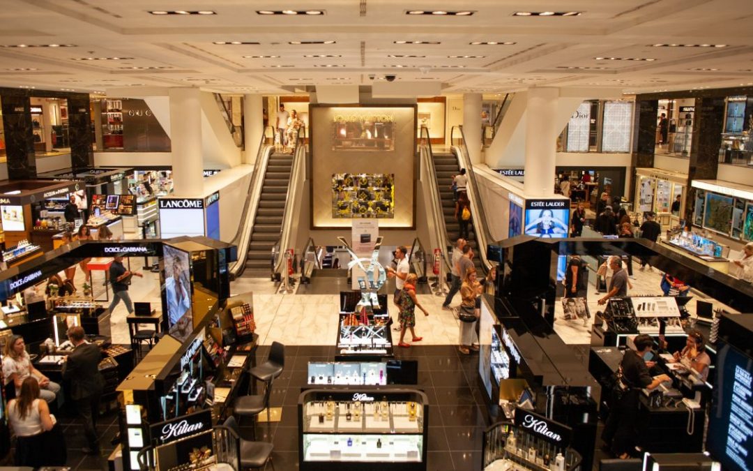 Painéis de LED para shopping