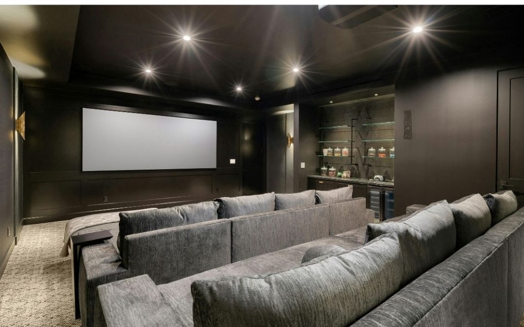 Painel de LED para cinema residencial