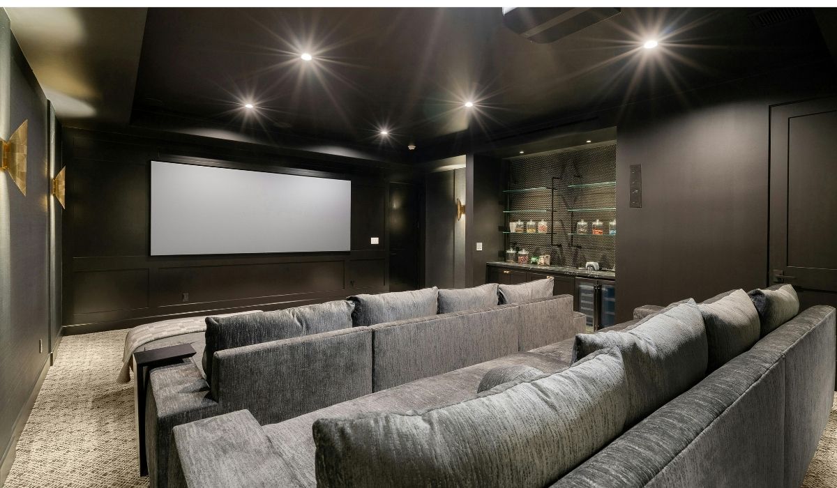 Painel de LED para cinema residencial