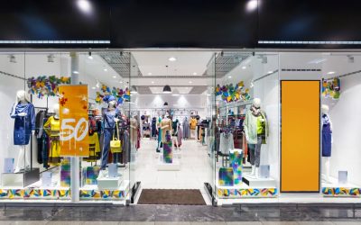 Painel de LED para lojas de vestuário