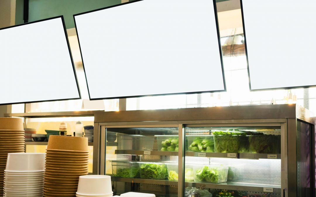 Painéis de LED para restaurantes