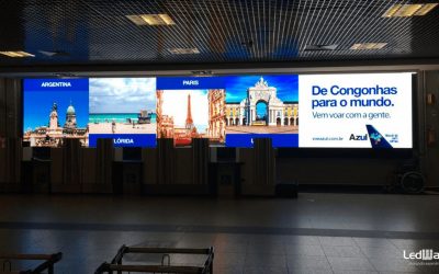 Painel de LED para Aeroportos