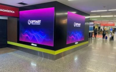 Painel de LED para Vitrine de Loja