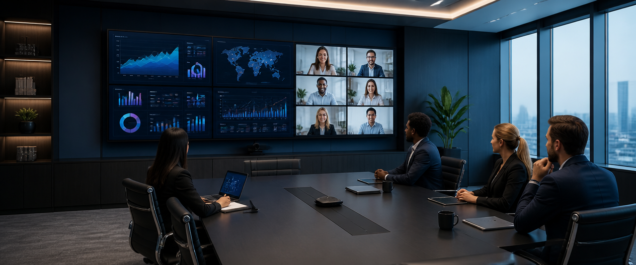Vídeo Wall para Sala de Reunião