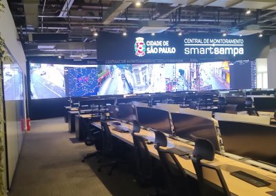 Painel de LED - SmartCity - vista geral da central